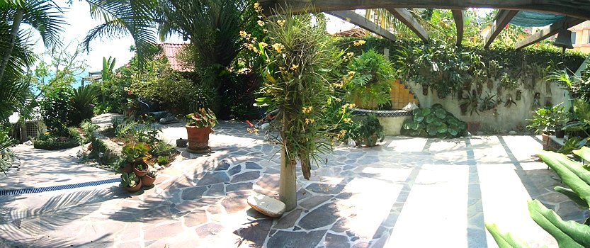 front patio and garden